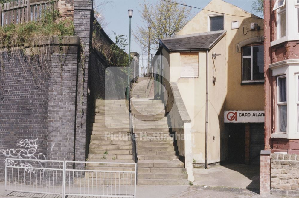 Lees Hill Footway, Sneinton, Nottingham, 2001