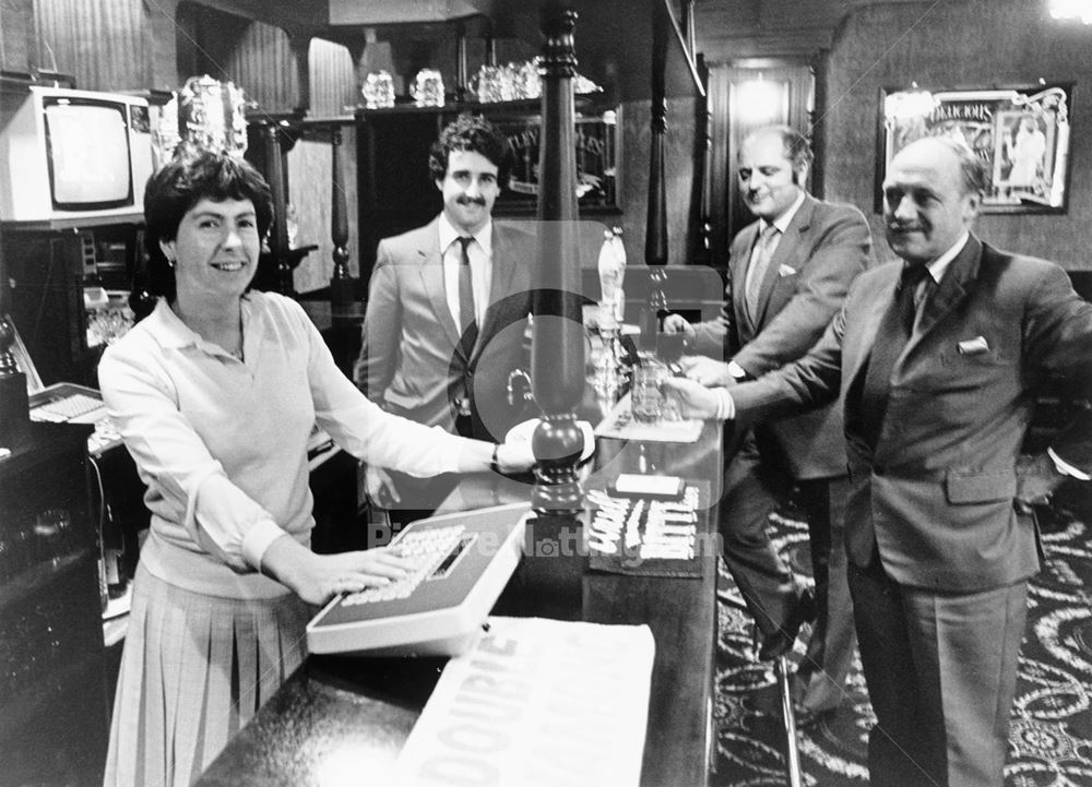 Interior of 'The Fairway' Pub, Nottingham Road, Keyworth, 1983