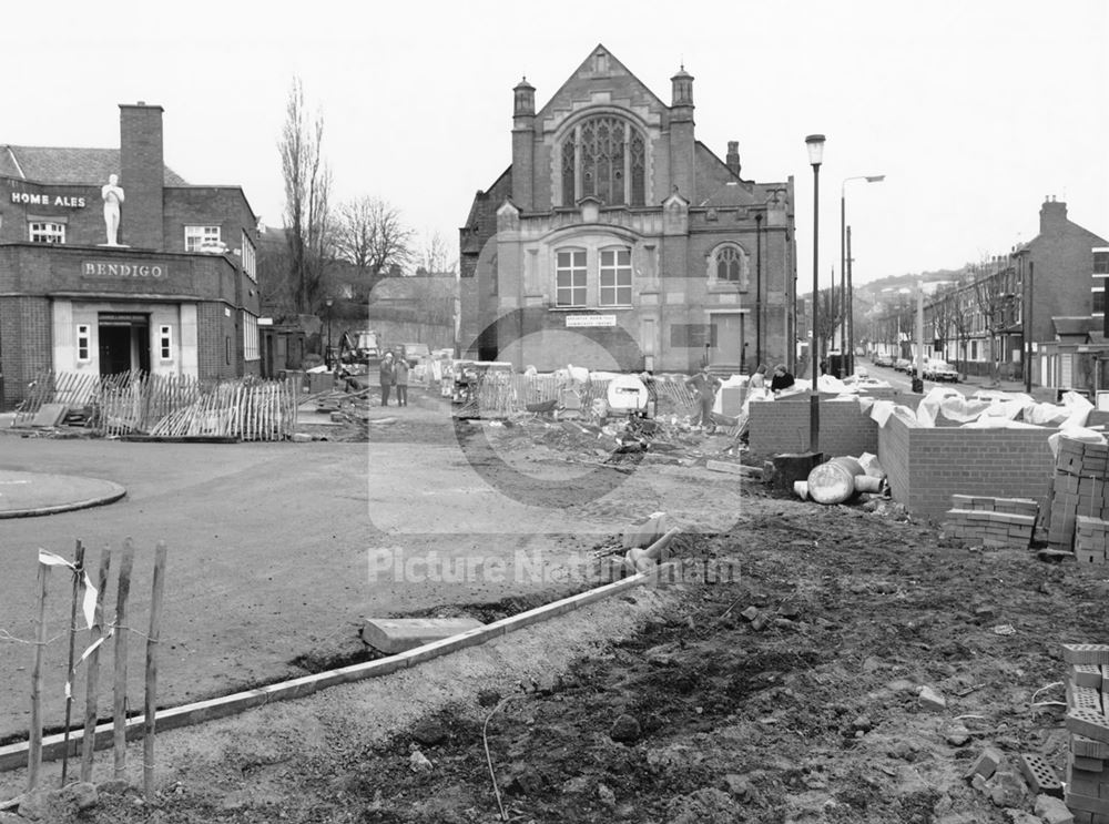 Hermitage Square, Sneinton, Nottingham, 1988