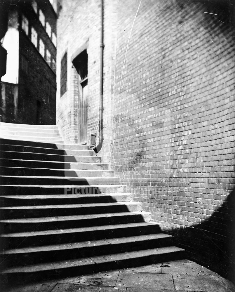 Garner's Hill, Lace Market, Nottingham, c 1930s