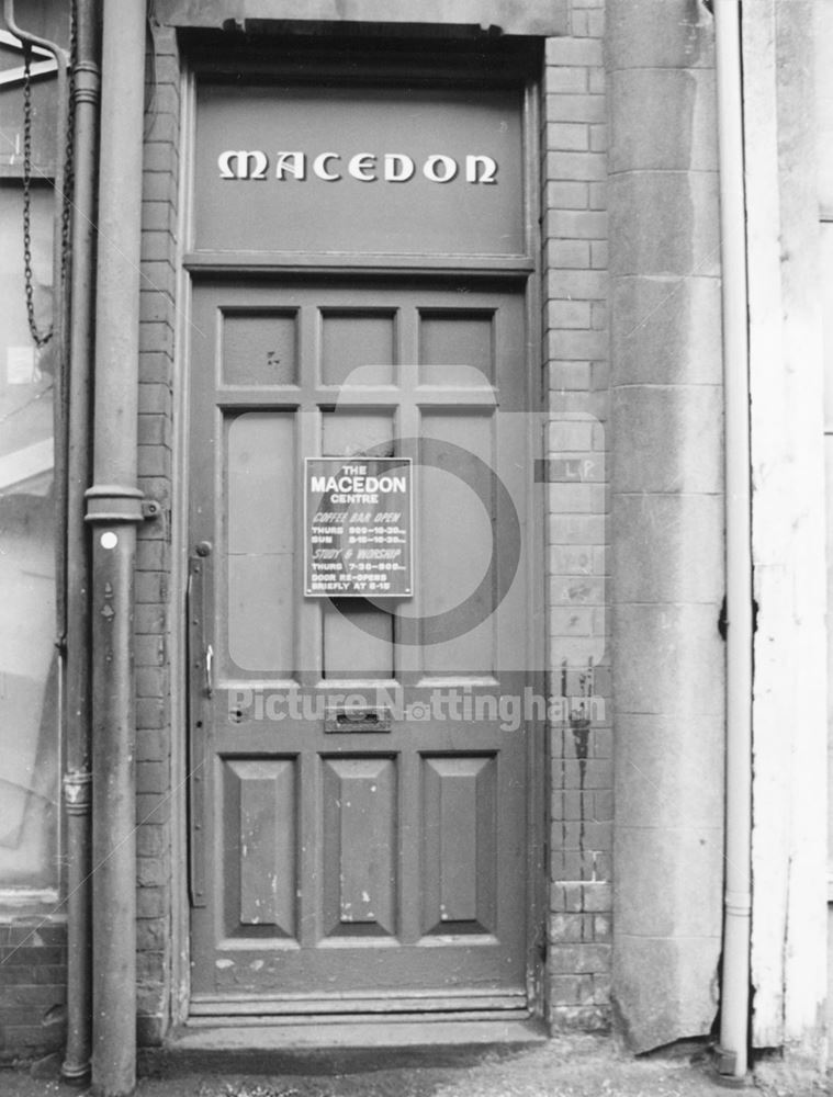 No. 28 Macedon Centre, Glasshouse Street, Nottingham, 1978