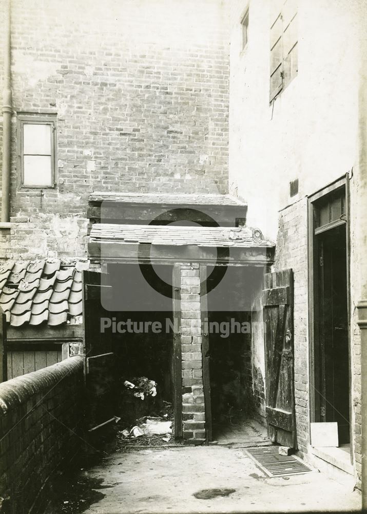 Dawson's Yard, Glasshouse Street Area, Nottingham, 1919?