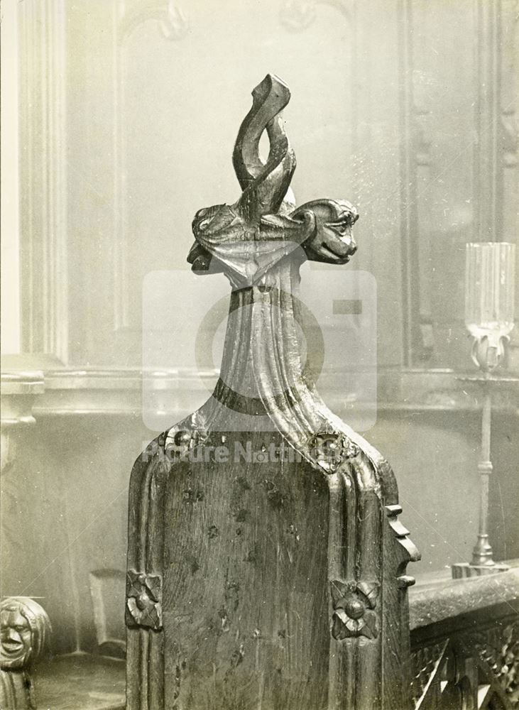 Bench Ends, St Stephen's Church, Sneinton, Nottingham, c 1948