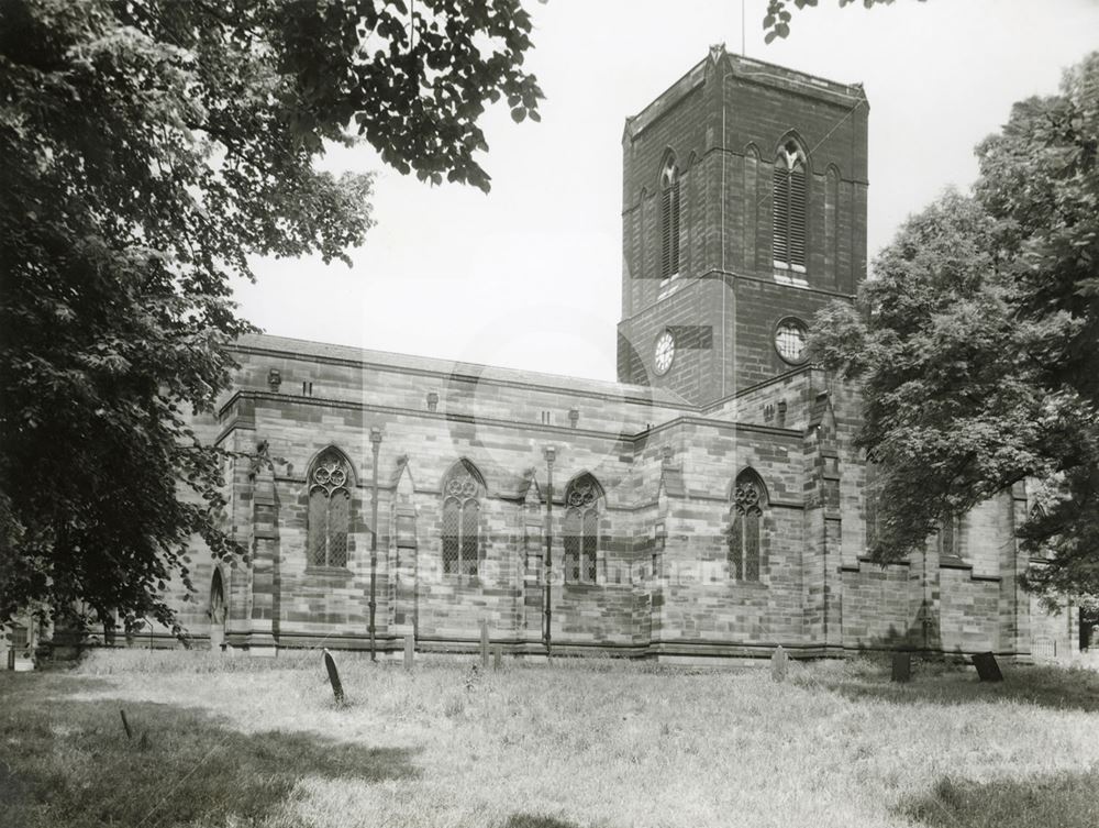 St Stephen's Church Exterior, Sneinton, Nottingham, c 1948 