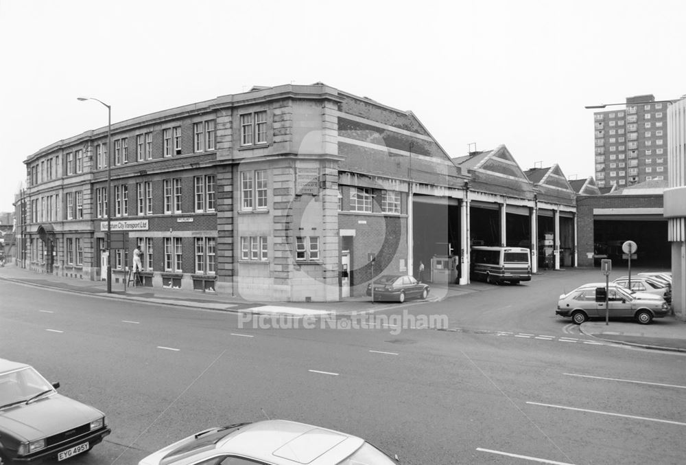 Bus Depot, Lower Parliament Street, Nottingham, 1995