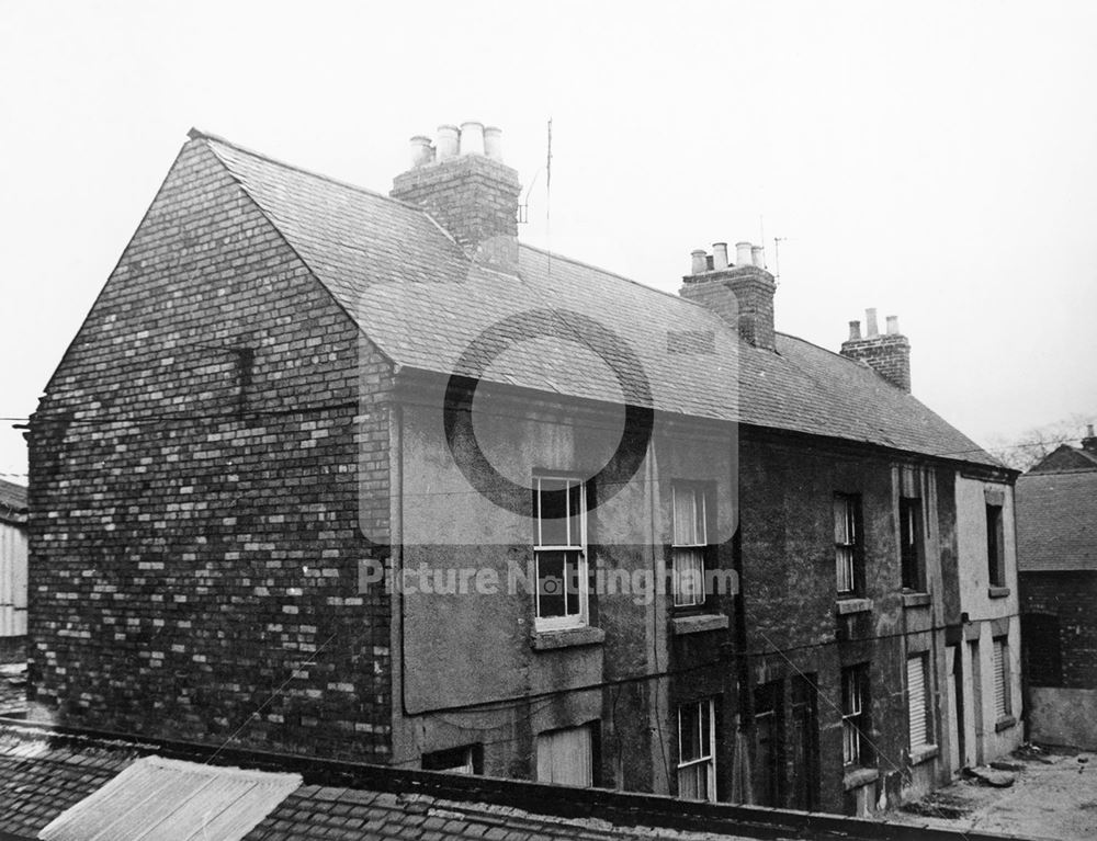 Clayton Cottages, Queen's Walk, Meadows, Nottingham, 1976