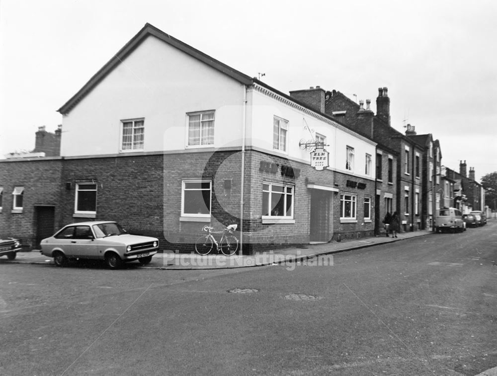 Elm Tree Inn, Beech Avenue, Forest Fields, Nottingham, 1976