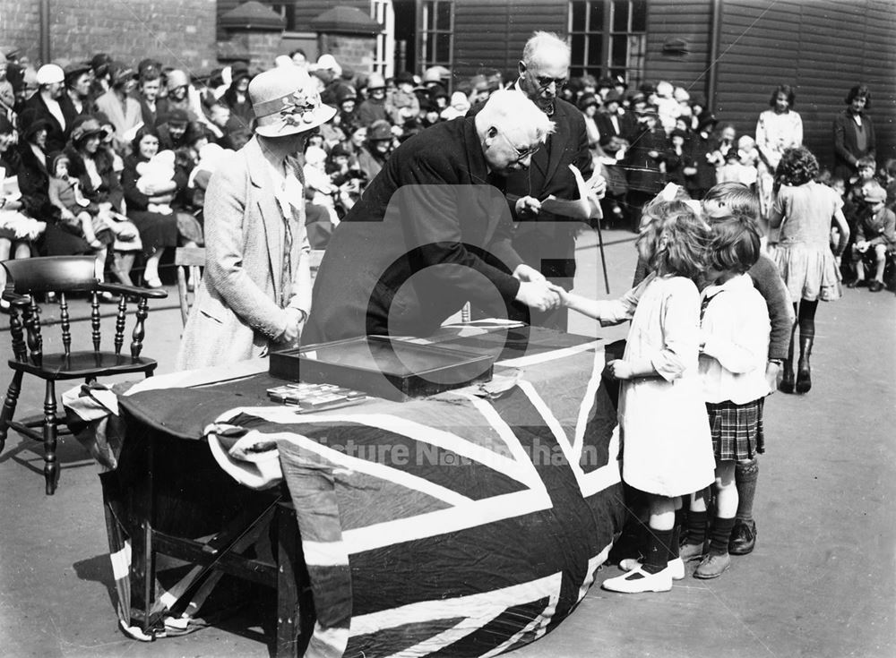 School Prize Giving, Bulwell, Nottingham, 1920s?