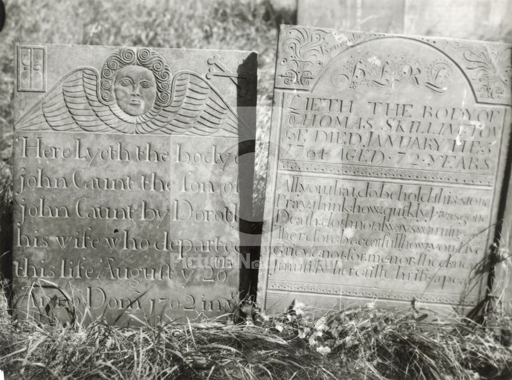 St Luke's Churchyard, Main Street, Hickling, 1947