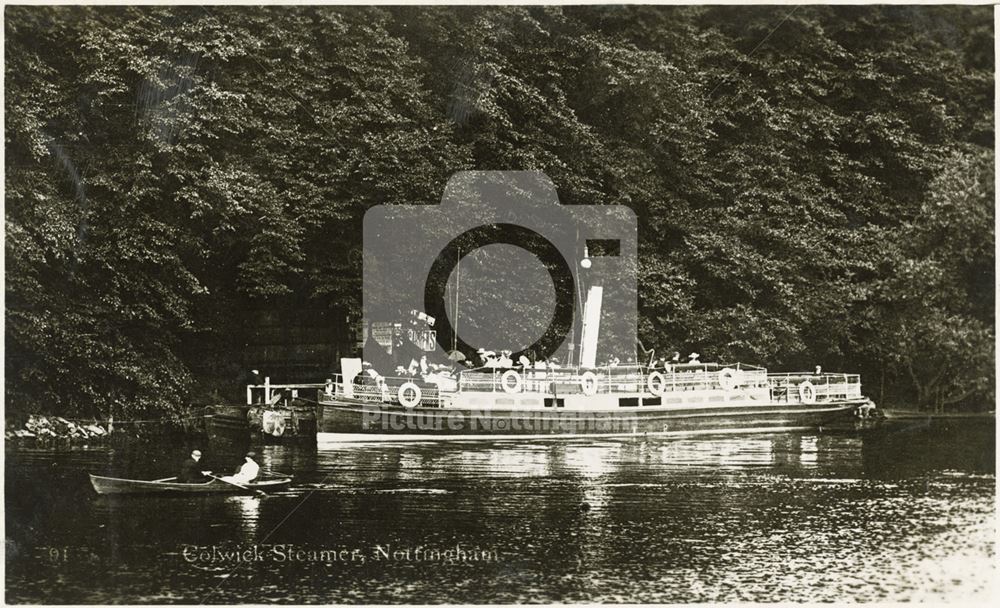 Colwick Steamer, Colwick, Nottingham, 1919