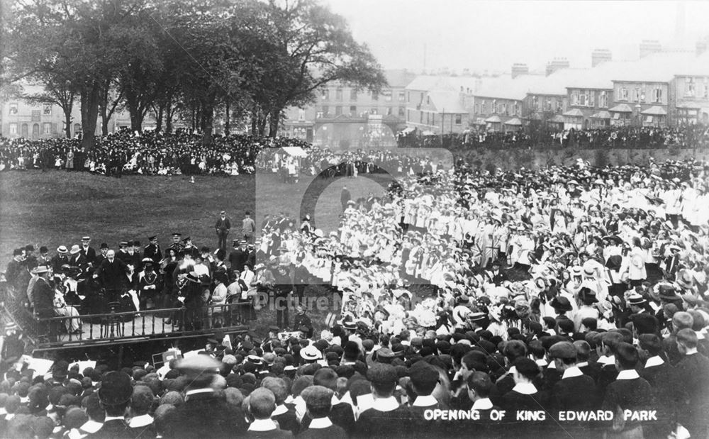 King Edward Park, Carlton Road, Sneinton, Nottingham, 1910