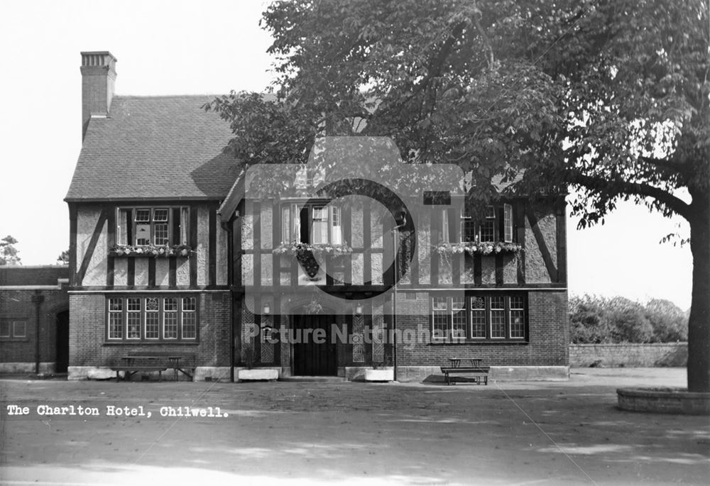 Charlton Hotel, High Road, Chilwell, c 1950