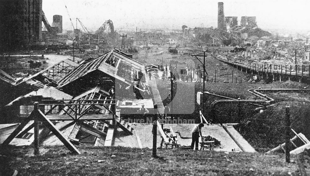 Chilwell Depot after Explosion, Chetwynd Road, Chilwell, 1918