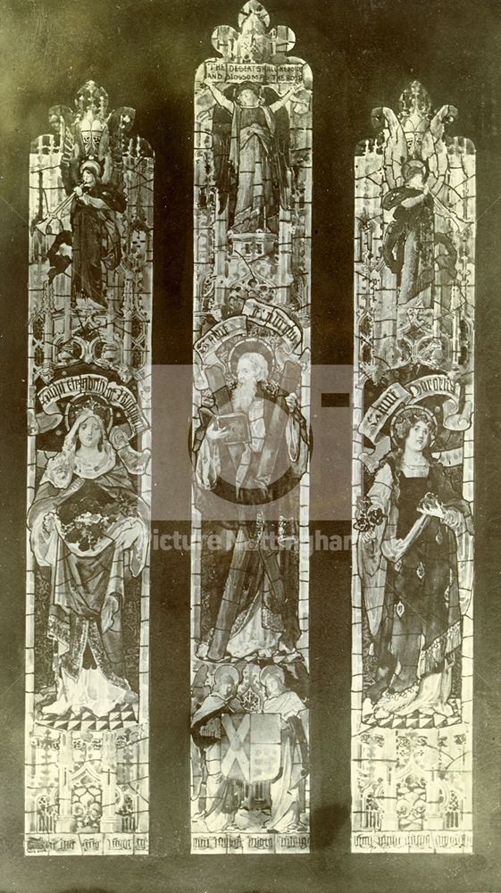 Hole Memorial Window, Parish Church of St Andrew, Main Street, Caunton, 1905