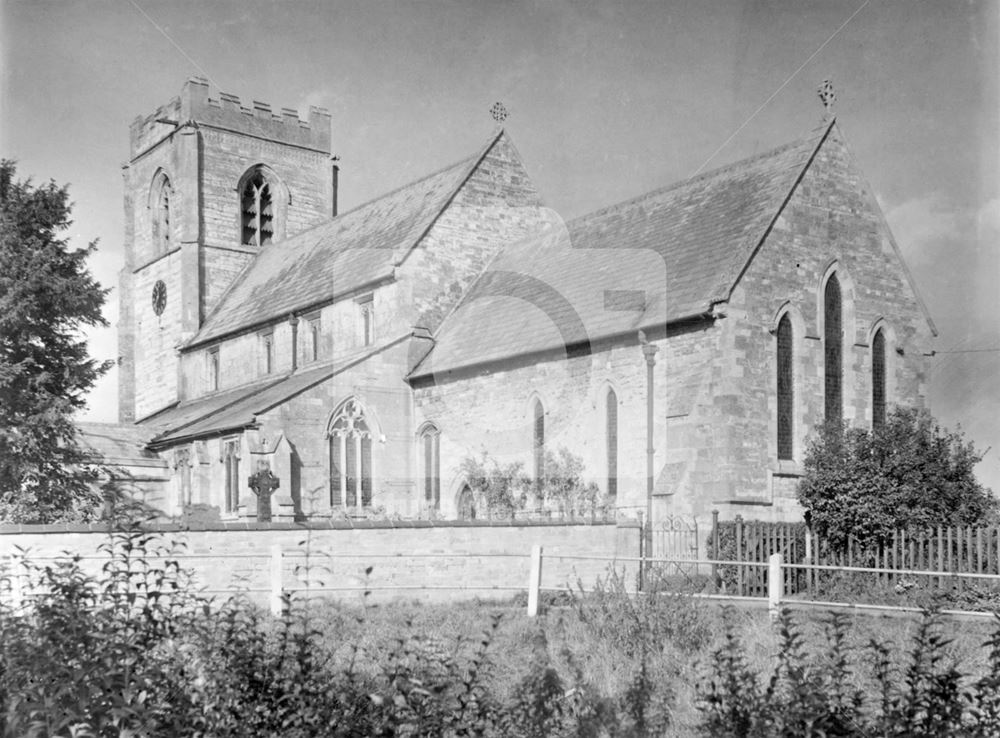 St Andrew's Church, Main Street, Caunton, 1949