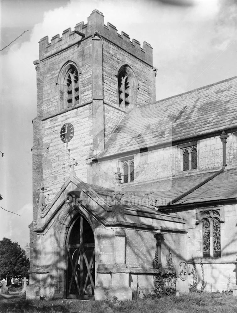 St Andrew's Church, Main Street, Caunton, 1949