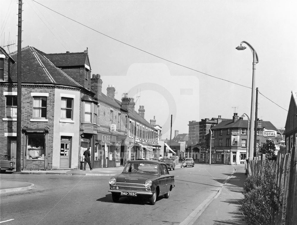 Station Road, Carlton, 1966