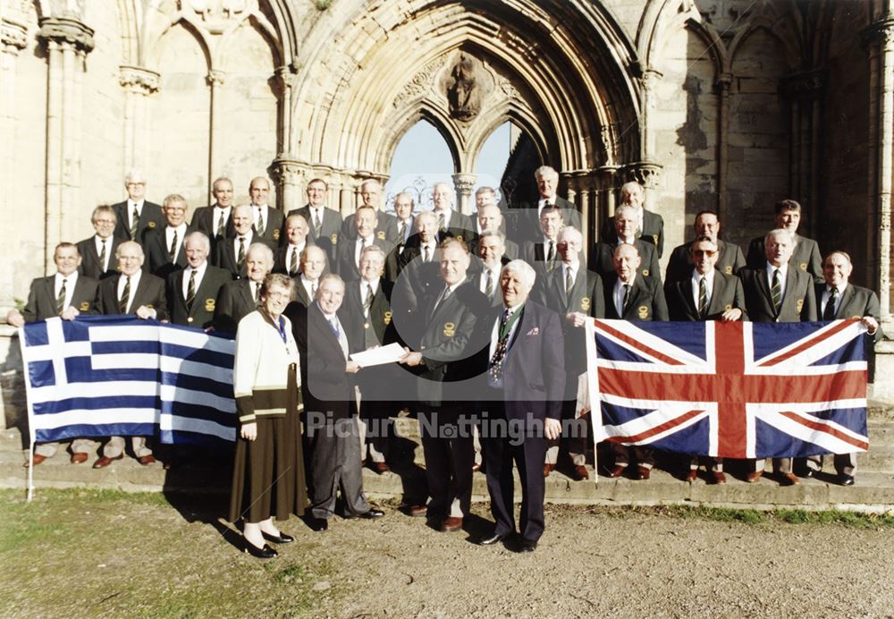 Carlton Male Voice Choir at Newstead Abbey, 1999