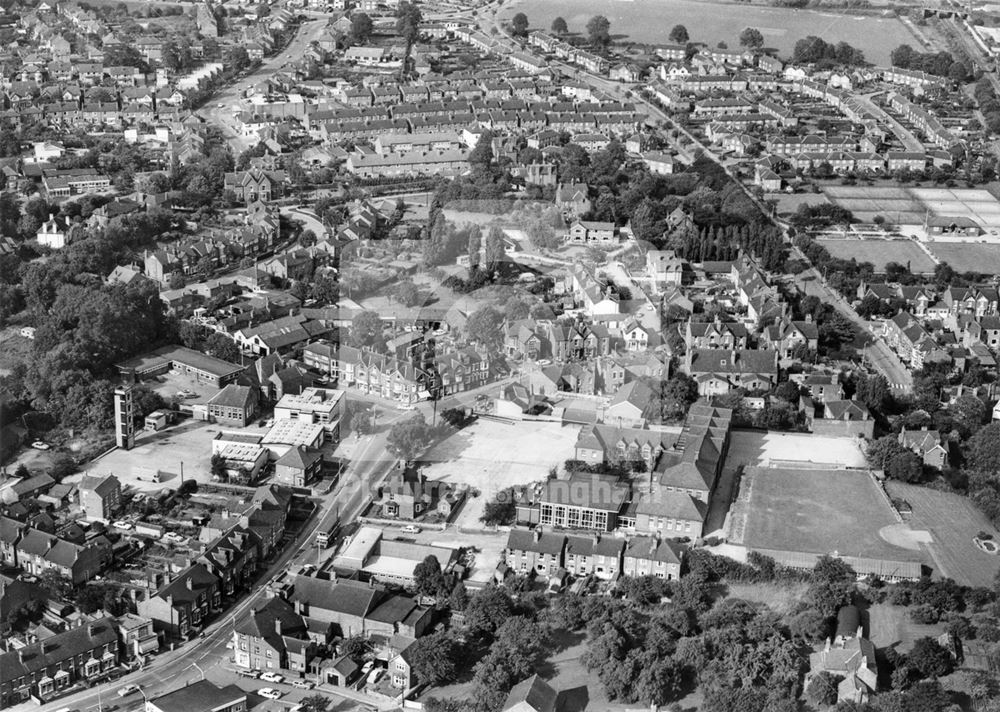 Aerial View of Carlton, 1972