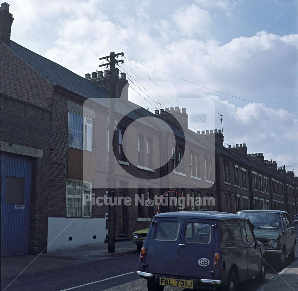 Minerva Street, Bulwell, Nottingham, c 1970s