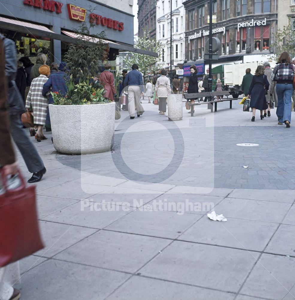 Albert Street, Nottingham, c 1975