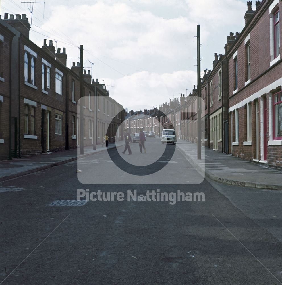 Minerva Street, Bulwell, Nottingham, c 1970s