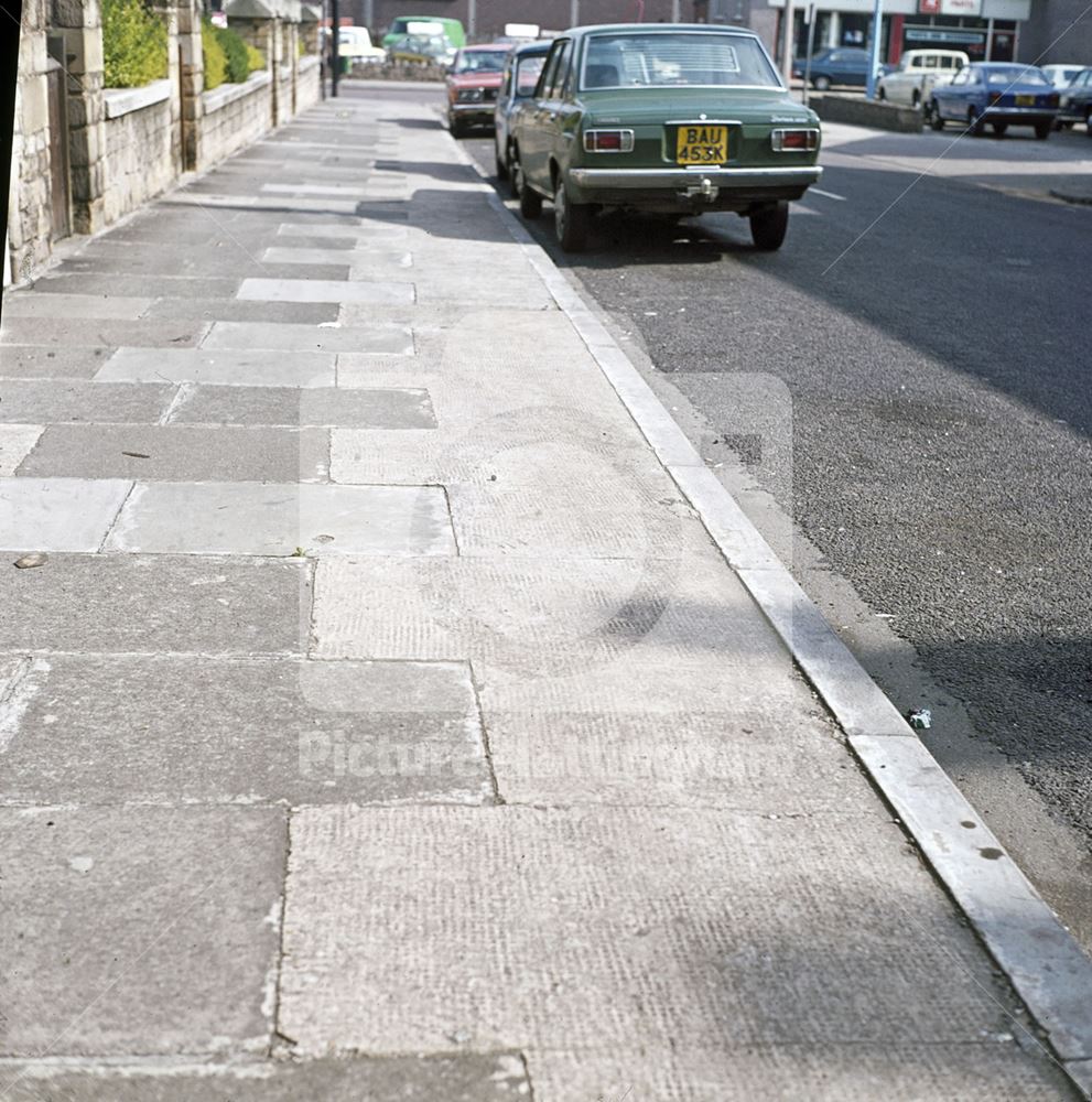 Looking East, Minerva Street, Bulwell, Nottingham, c 1964