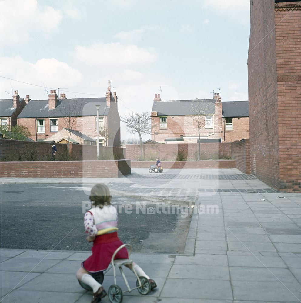 Children Playing, Minerva Street, Bulwell, Nottingham, c 1970s