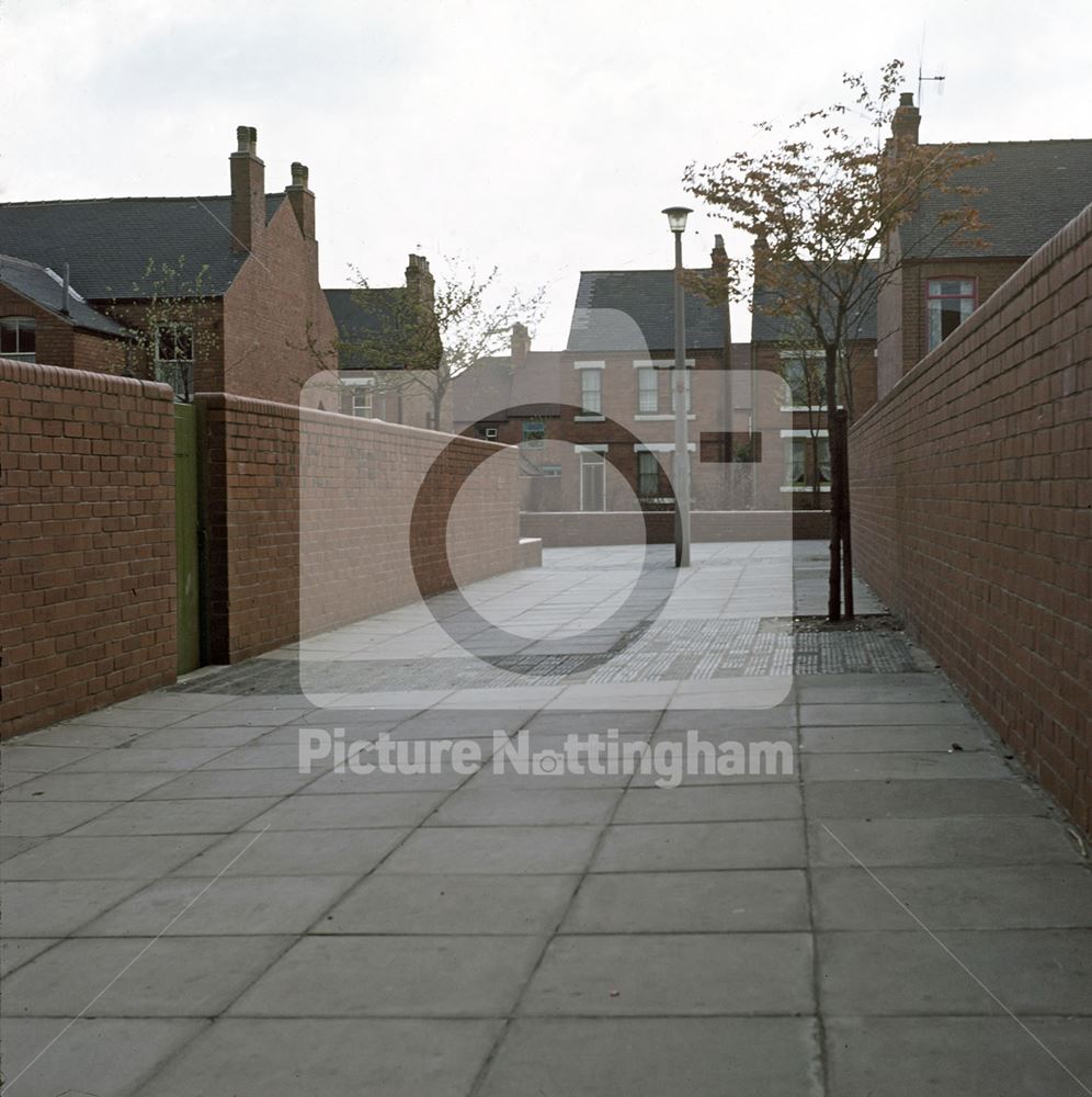 Pedestrianised Area, Minerva Street, Bulwell, Nottingham, c 1970s