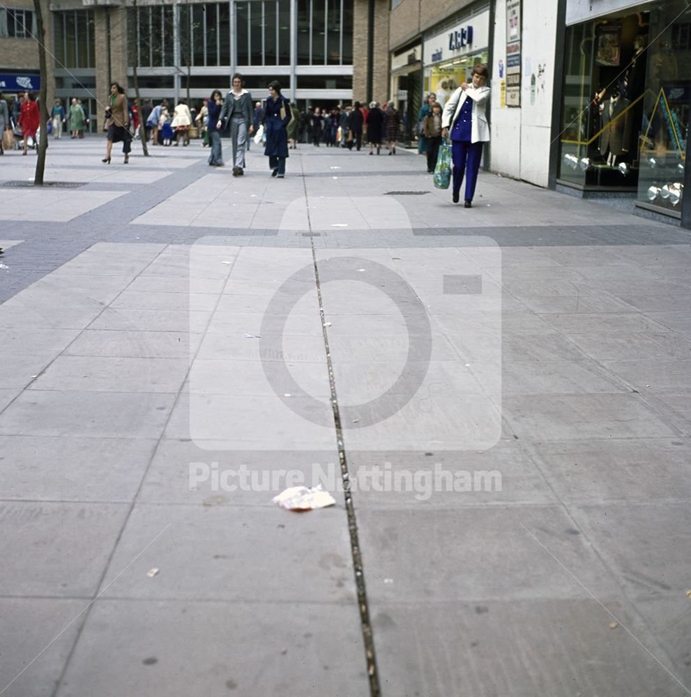 Looking Towards Broad Marsh Centre, Lister Gate, Nottingham, c 1975