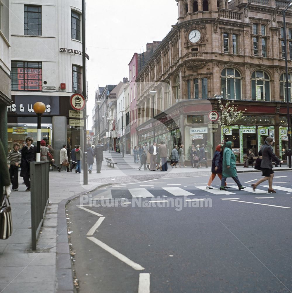 Pelham Street, Nottingham, c 1975