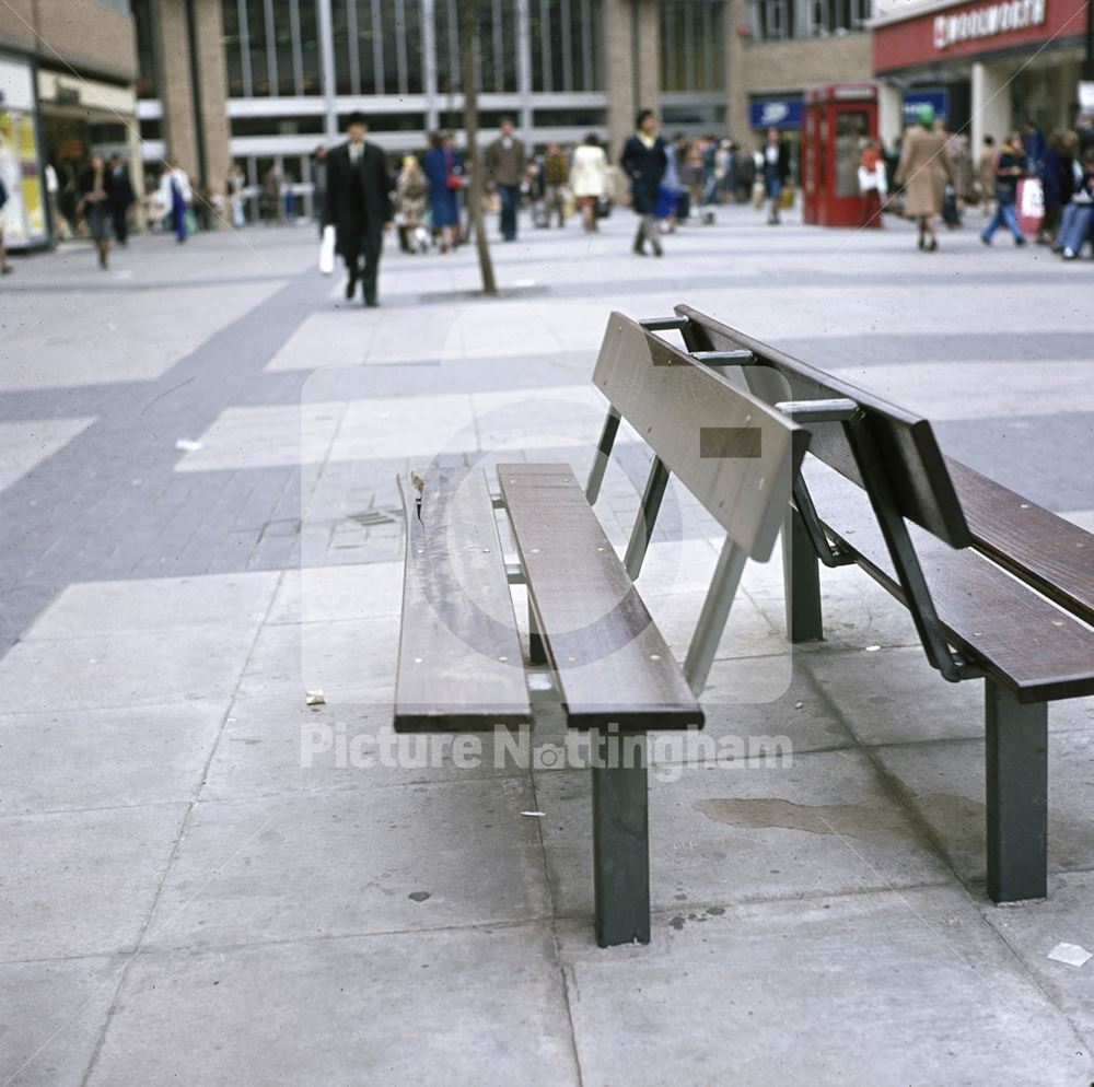 Looking Towards Broad Marsh Centre, Lister Gate, Nottingham, c 1975