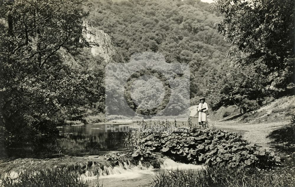 Foot Bridge, Beresford Dale, Dovedale, c 1930s