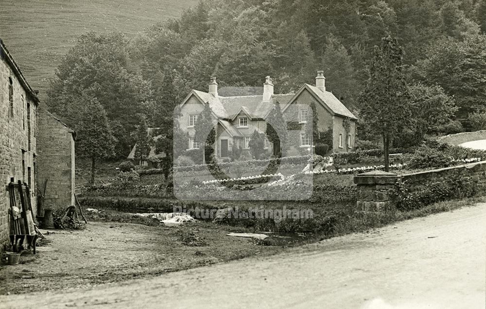 Dove Cottage and Lode Mill, Lode Lane, Milldale, c 1910s