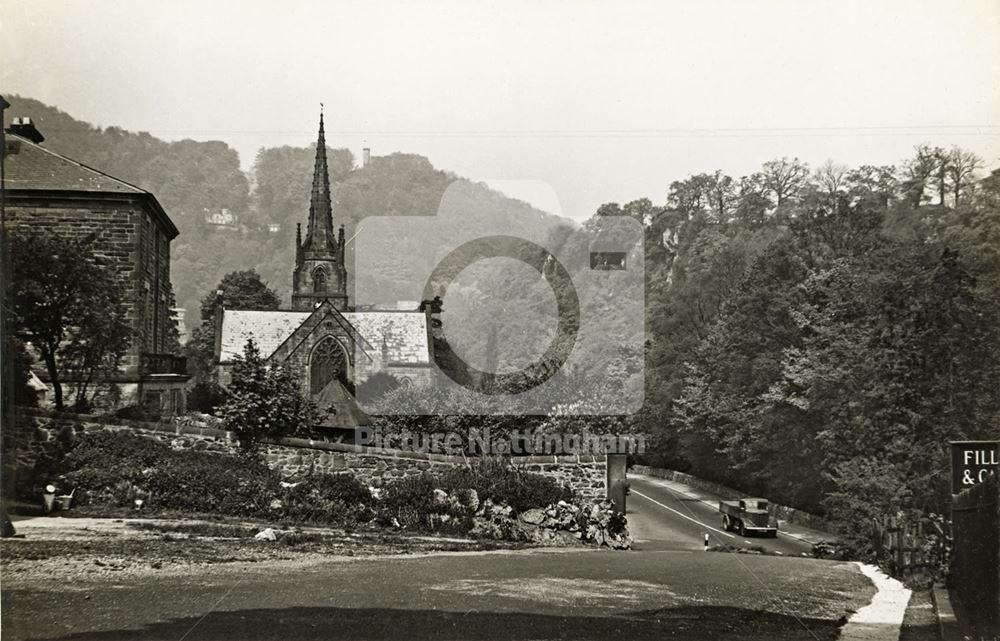 Holy Trinity Church, Derby Road, Matlock Bath, c 1930s