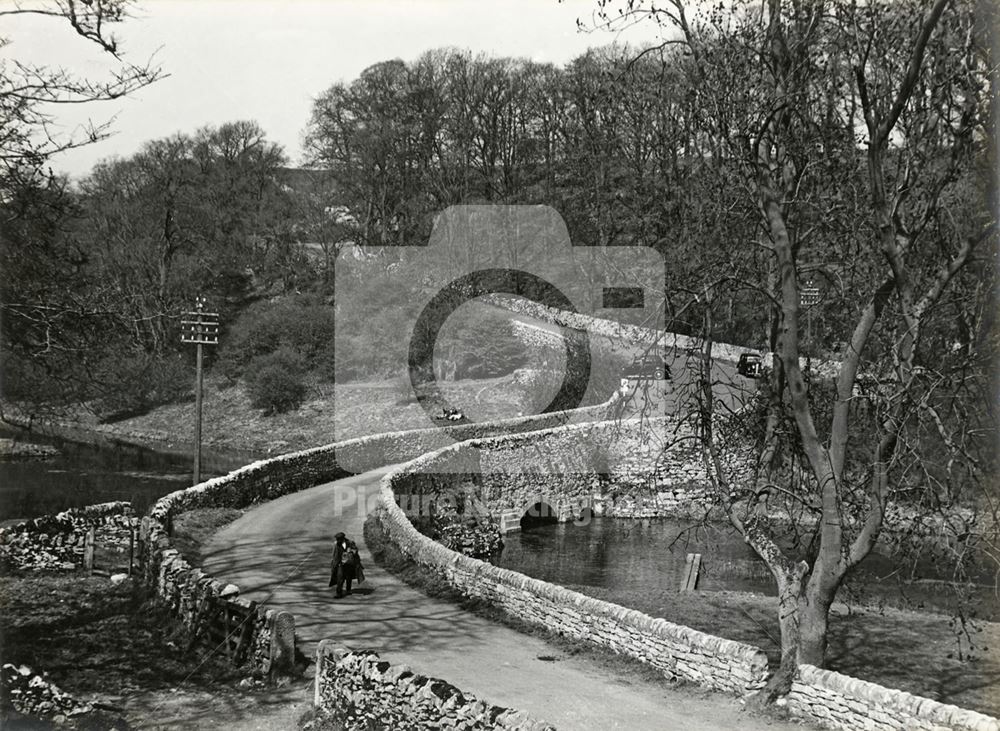 Conksbury Bridge, Shutts Lane, Conksbury Village, Lathkill Dale, c 1930s