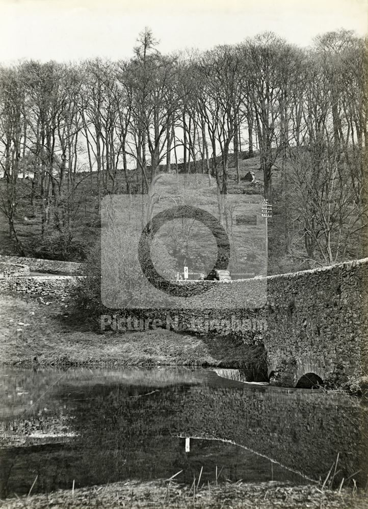 Conksbury Bridge, Shutts Lane, Conksbury Village, Lathkill Dale, c 1930s