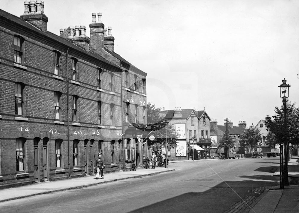 Abbey Street, Dunkirk, Nottingham, 1950