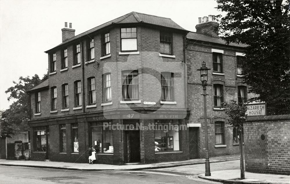 Abbey Street, Dunkirk, Nottingham, 1950