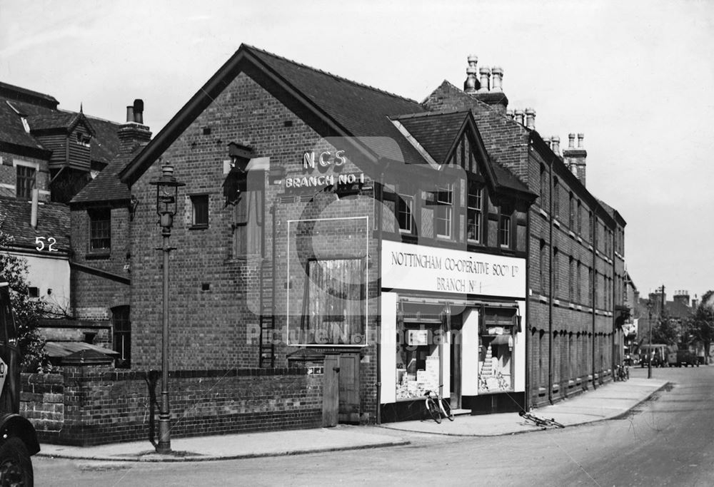 Nottingham Co-Operative Society, Abbey Street, Dunkirk, Nottingham, 1950