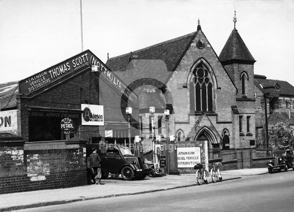 Abbey Street, Dunkirk, Nottingham, 1950