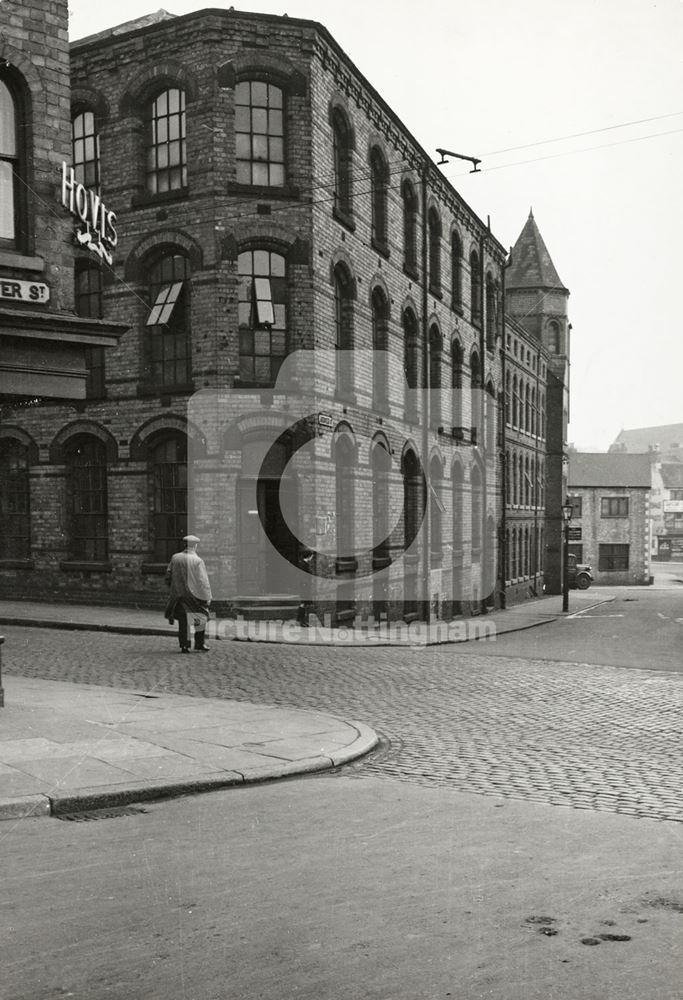 Looking Towards Carlton Road, Aberdeen Street, Nottingham, 1950