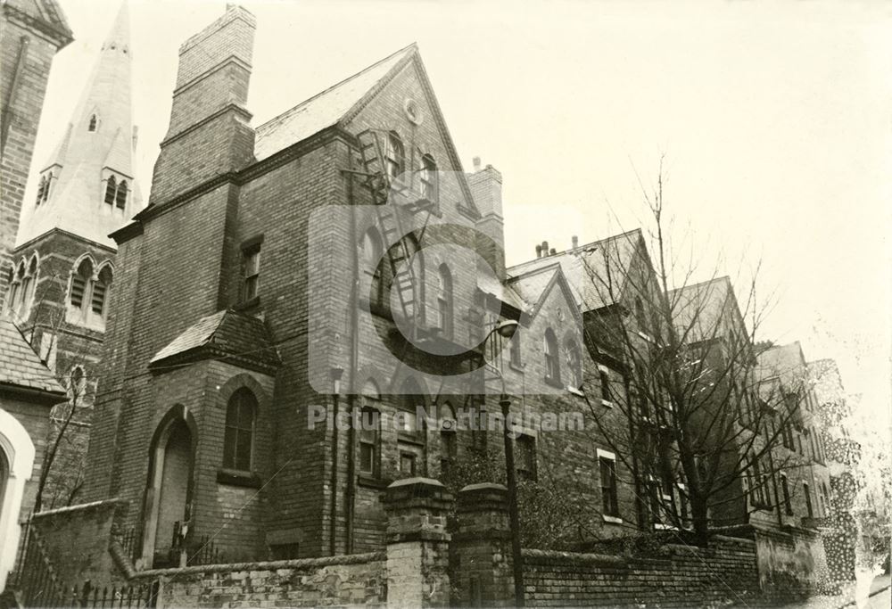 Rear of Nos 15 and 17, All Saints Street, Nottingham, 1983