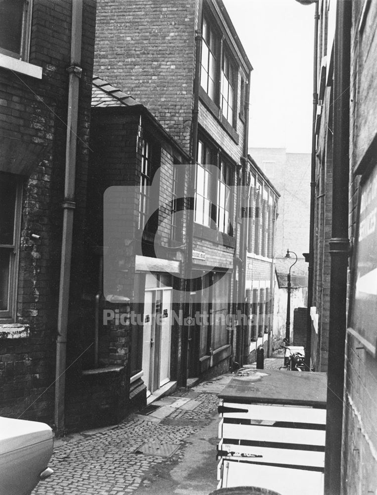 Commerce Square, Lace Market, Nottingham, c 1975