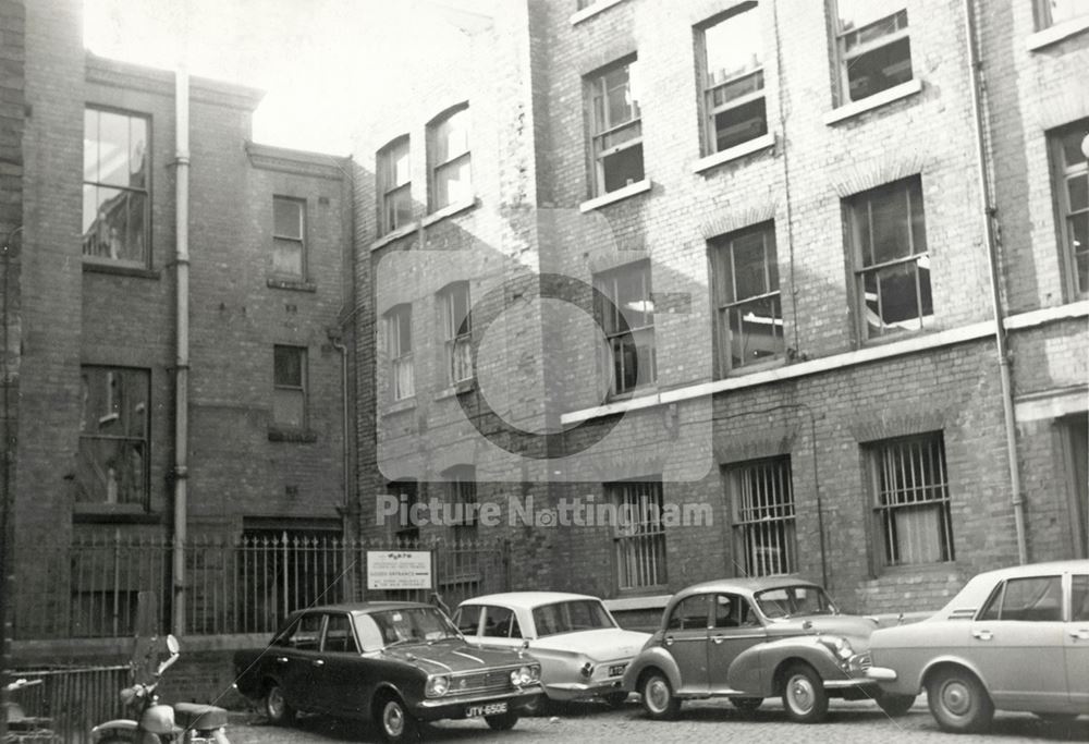 Commerce Square, Lace Market, Nottingham, c 1965