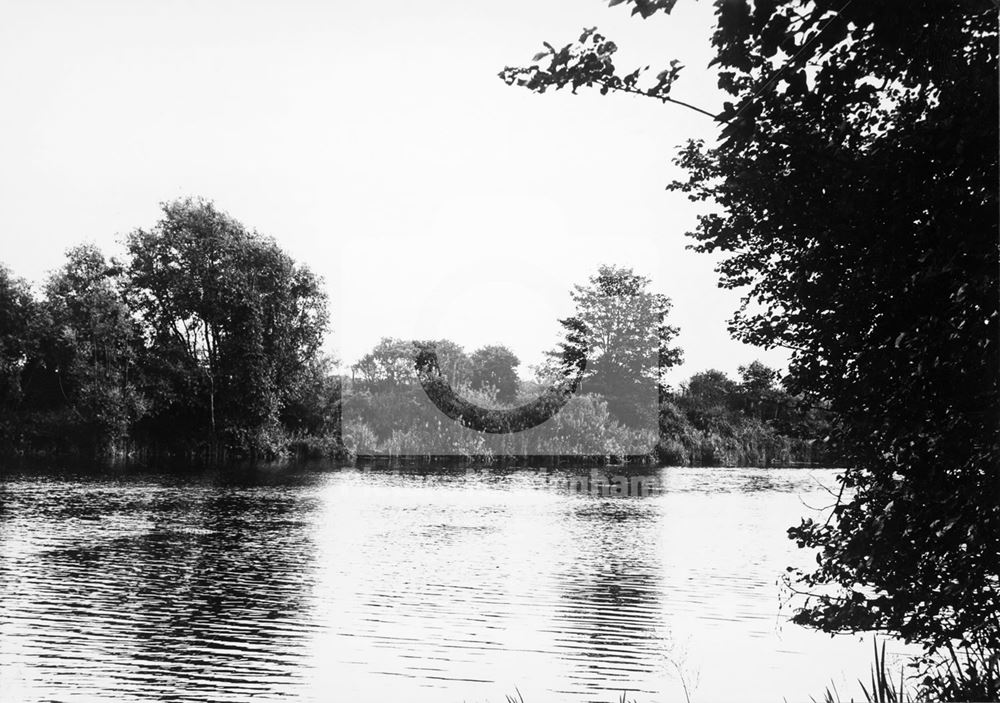 Colwick Country Park Lake, Colwick, Nottingham, 1983