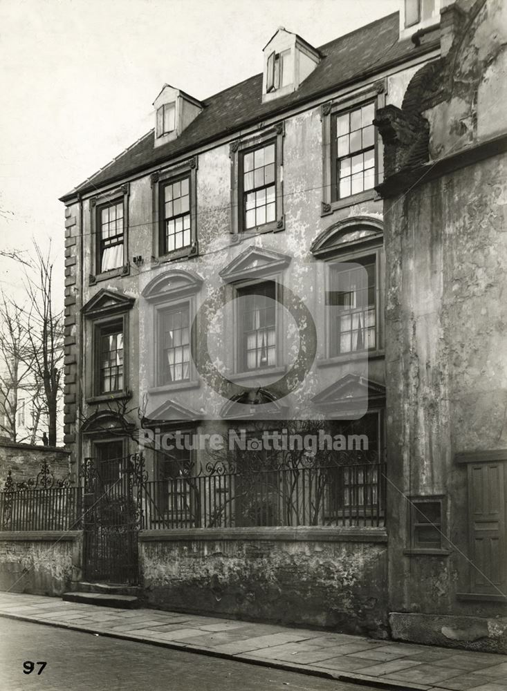 Newdigate House, Castle Gate, Nottingham, 1949