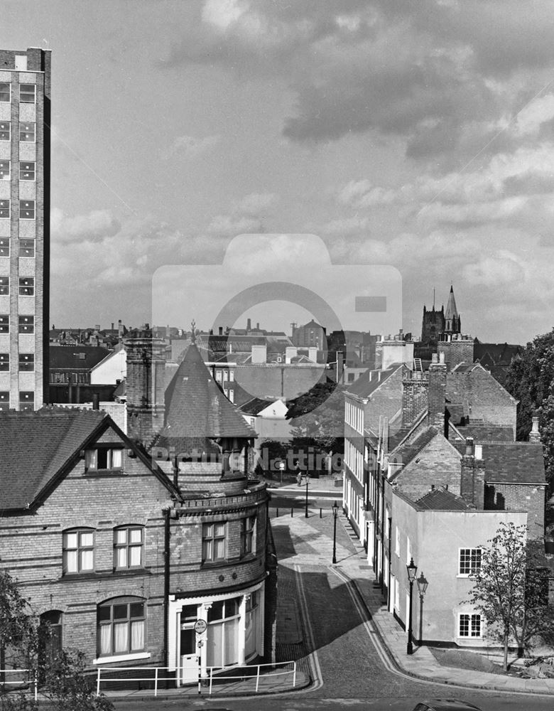 Castle Gate at Junction with Castle Road, Nottingham, 1966