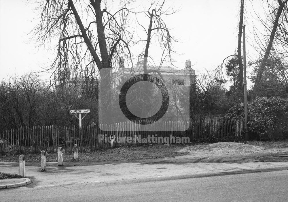 Wilford House, Clifton Lane, Wilford, Nottingham, 1963