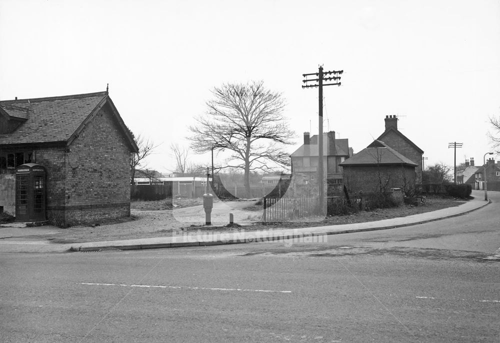 Clifton Lane View to Junction from Ruddington Lane, Wilford, Nottingham, 1963